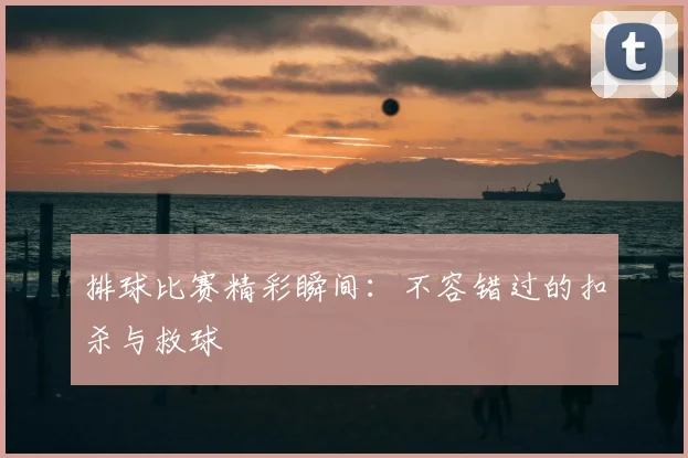 排球比赛精彩瞬间:不容错过的扣杀与救球